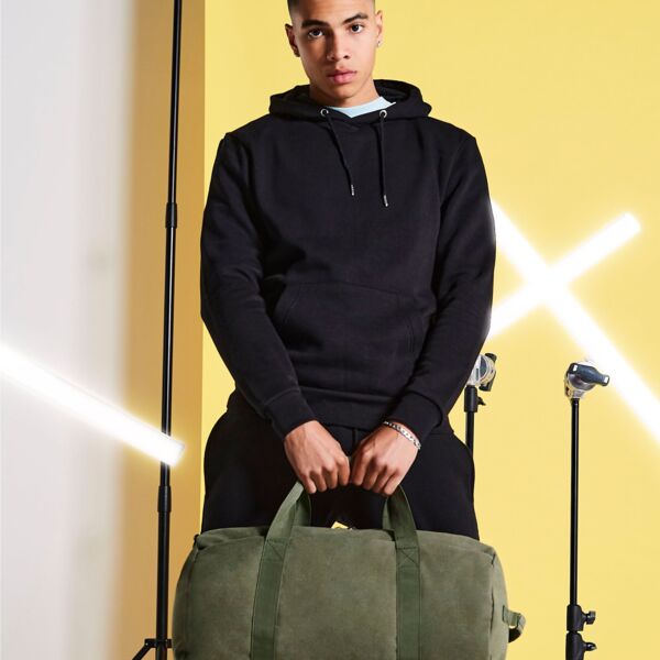 Vintage Canvas Barrel Bag Thumbnail