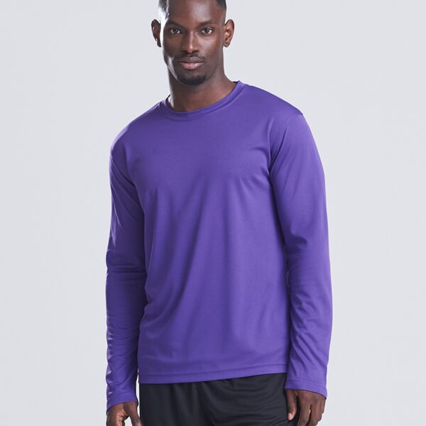 DW AWDis Cool Long Sleeve Wicking T-Shirt Thumbnail